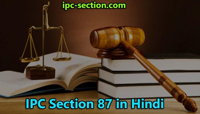 आईपीसी धारा 87 क्या है?, IPC Section 87 in Hindi, Section 87 IPC in Hindi